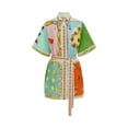 thumbnail image 4 of 2026 New Floral Print Tie-Waist Short-Sleeve Dress for Women, 4 of 6