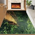 thumbnail image 3 of Tropical Rugs for Bedroom - Rainforest Rug, Bathroom Rug, Landscape Carpet for Living Room, Bamboo Area Rugs, Greenery Carpet, Nature Home Decor & Gifts 5x8ft, 3 of 6