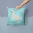thumbnail image 2 of Carolines Treasures Shire Horse Blue Check Fabric Decorative Pillow - 14 x 14 in., 2 of 4