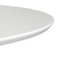 thumbnail image 3 of TMS Eldon Round Indoor Metal Pedestal Dining Table, White, 3 of 4