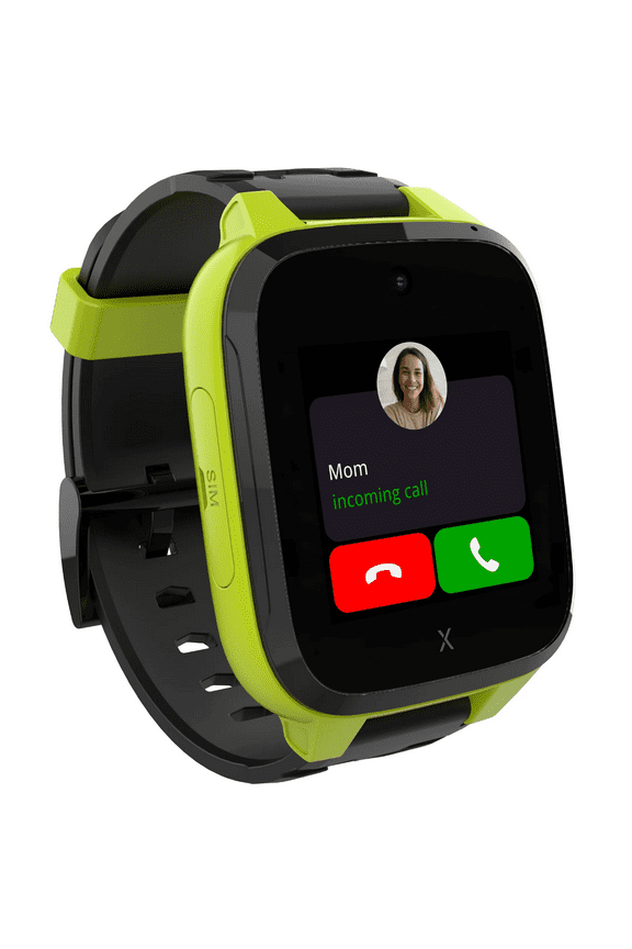 Pre-Owned Xplora XGO 3 Kids Smart Watch Phones Calls SOS GPS School Mode Camera Sim Card -Green