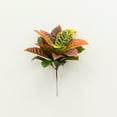 thumbnail image 5 of Nearly Natural 17" Garden Croton Artificial Plant, Real Touch (Set of 6), Multicolor, 5 of 6