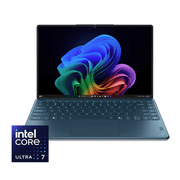 Lenovo - Yoga Slim 9i - Copilot+ PC - 14" 4K 120Hz OLED Touchscreen Laptop - Intel Core Ultra 7 258V 2024 - 32GB RAM - 1TB SSD - Tidal Teal