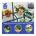 thumbnail image 5 of JTAOT 8 Shelves Walk In Portable 56"x56"x76" Greenhouse With 3 Tiers Storage White House, 5 of 8