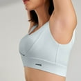 thumbnail image 4 of Nfurl High Support Sports Bras for Women,Running Bras for Women High Impact,Womens Bras no Wire,Workout Yoga Sport Bra Light Blue S, 4 of 4