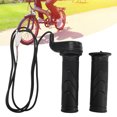 thumbnail image 1 of Electric Bike Throttle Grip, Throttle Accelerator Handle Grips 1 Pair Universal Tight Interface  for Scooter, 1 of 8