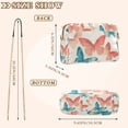 thumbnail image 4 of FORMRS Women Crossbody Purse with Chain Strap Vegan Leather Shoulder Handbag, Watercolor Butterflies, 4 of 7