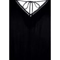 thumbnail image 5 of LASCANA Women's V-Neck Maxi Dress Crochet Detail, 5 of 5