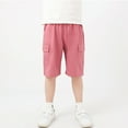 thumbnail image 4 of Kids Boys Shorts Stretchy Relaxed Athletic Shorts Summer Shorts 7-8 Kids Boy Clothes, 4 of 9
