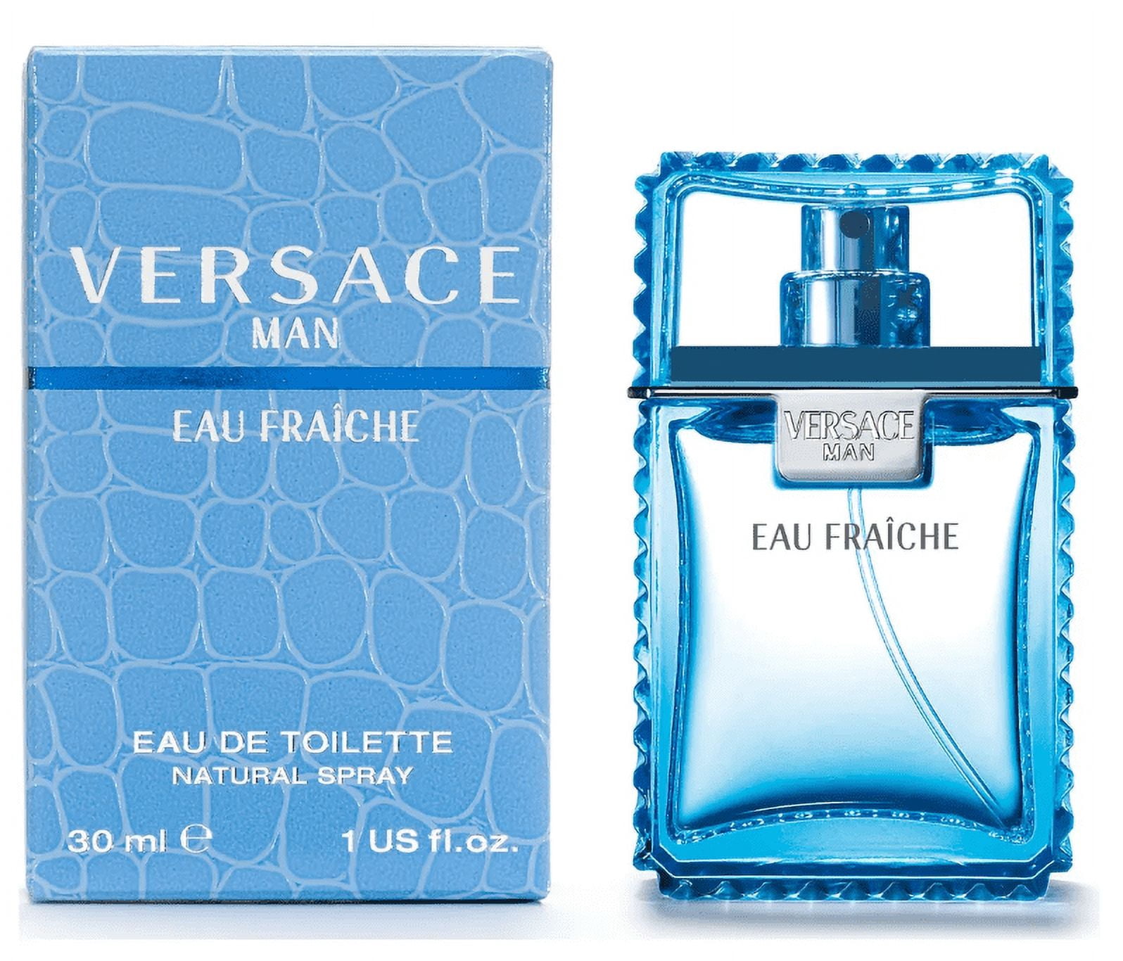 Versace Man by Versace - Men - Eau Fraiche Eau De Toilette Spray (Blue) 3.4 oz