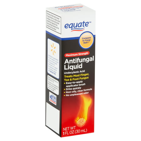 Equate Maximum Strength Antifungal Liquid, 1 fl (Best Over The Counter Antifungal Nail Treatment)