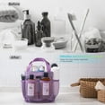thumbnail image 6 of Siaomo Mesh Shower Caddy,Tote Bag for College Dorm,Bathroom,8 Pocket Basket,Quick Dry - Purple, 6 of 8