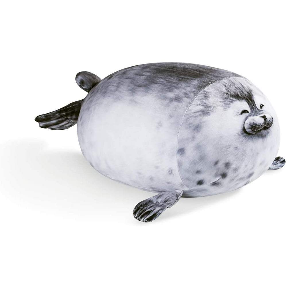 Chubby Seal Pillow Smile Style Plush Stuffed Animal Pet Toy Soft Fat