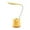 Yellow, variant on School Season Sale! Cameland Three-Speed Eye Protection Desk Lamp Learning Usb Dormitory Student Homework Pen Eye Protection Desk Lamp Rechargeable Dormitory Bedside Reading Lamp