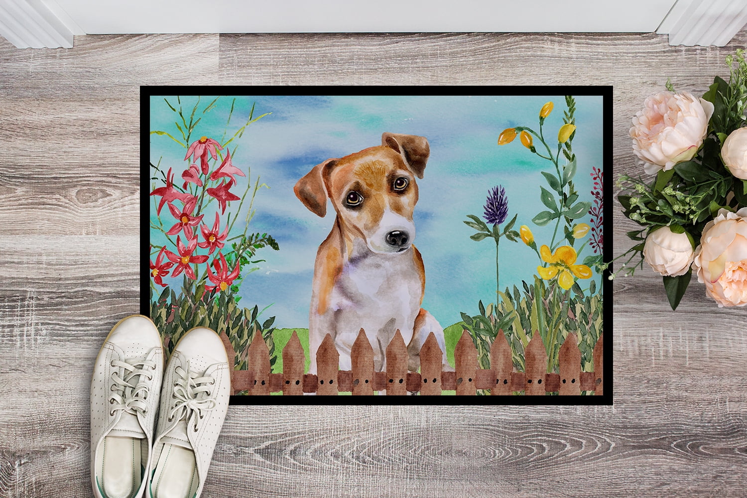 Jack Russell Terrier #2 Spring Door Mat