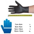 thumbnail image 3 of Disposable Gloves Food Grade Latex Protection Nitrile Butyronitrile Labor Insurance Kitchen Work Transparent, 3 of 9