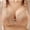 6-Beige, variant on YWDJ Push up Bras for Women Plus Size Padded Back Closures Lounge Bras Wirefree Comfortable Bras Adjustable Straps Full Coverage Embroidery Bras Padded Bras Wrap Sleep Bras Pink 2XL