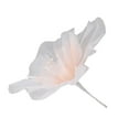 thumbnail image 2 of Flor de gasa de 19,7 pulgadas de diámetro, colores suaves y brillantes, flor de organza hecha a mano, reutilizable, ligera, para fotografía de boda, familia, rosa, 2 of 5