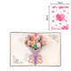 thumbnail image 1 of 3D Pop Up Mother’s Day Card Greeting Flowers Floral Bouquet Mom Wife Birthday Anniversary Sympathy Gifts Gao Jinjia LED, 1 of 2