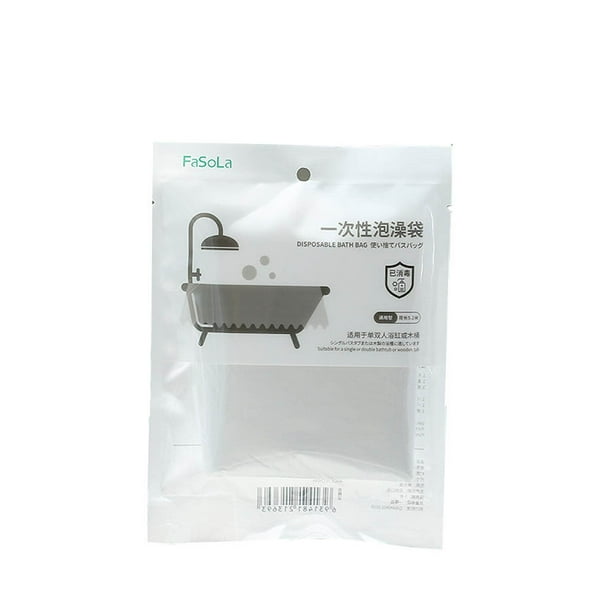 mnjin bathtub bath bag disposable bath bath household barrel bath bag adult bathroom products