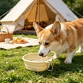 thumbnail image 5 of FEOLGEHLY Slow Feed Travel Dog Bowl Pet Bowl, Non Skid Collapsible Silicone Slow Feeding Food Water Bowl for Small Dogs and Cat Bowls for Indoor Cats Outdoor Portable Pet Dining Supplies, 5 of 6