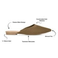 thumbnail image 2 of Brinley Co. Womens Almond Toe Knit Mule, 2 of 7