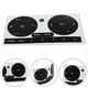 thumbnail image 5 of Car Radio Stereo Worn Peeling Button Repair Kit Decals Stickers For Fiat 500 2011-16 PVC Matte Black Automobiles Decoration, 5 of 5