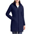 thumbnail image 2 of Wancir Women's Quilted Lightweight Puffer Jacket, Winter Coats for Women Long Padded Bubble Coat, 2 of 8