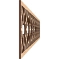 thumbnail image 3 of Ekena Millwork 46 5/8"W x 8"H x 1/4"T Hazelton Fretwork Moulding, Red Oak, 3 of 13