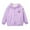 Purple, variant on Cethrio Girls Jackets with Zipper, Casual Lightweight Spring Fall Hooded Girls Outerwear Pink Size 7-8