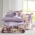 thumbnail image 2 of Madison Park Cal King Size 7 Piece Floral Comforter Set with Bed Sheets Taupe,Bed in a Bag,All Season Bed Set,Cozy and Lightweight, 2 of 9