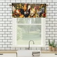 thumbnail image 3 of Rooste Window Curtain Valance American Western Farm Watercolor Sunflower and Chicken Window Valance for Living Room Bedroom, Kitchen Valance Rod Pocket Window Curtain 54 by 18 in, 1 Panel, 3 of 6
