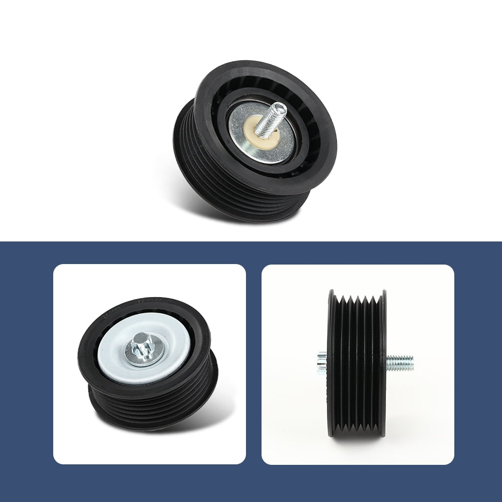 PIT66 Engine Drive Belt Tensioner & Idler Pulley Serpentine Belt kit Fit for Mercedes-Benz