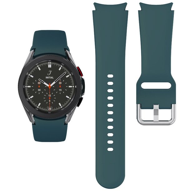Correa de silicona de 20mm para Samsung Galaxy Watch 4 classic 46m 42mm Correa smartwatch pulsera deportiva Galaxy Watch 4 5 44mm 40mm banda Tan Jianjun unisex