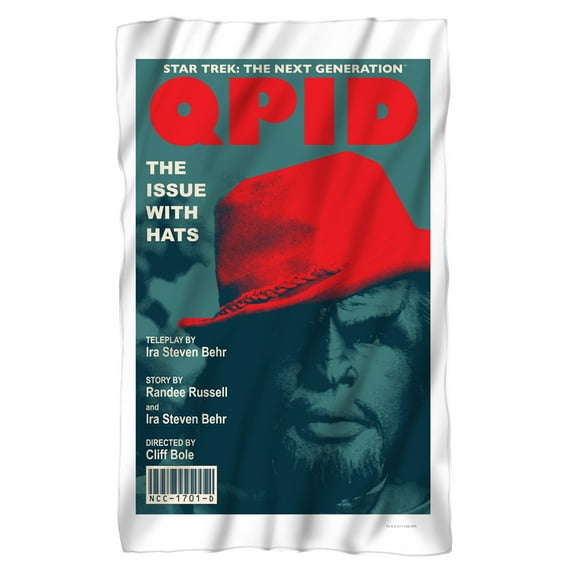 Star Trek TNG Season 4 Episode 20 Fleece Blanket (36x58)