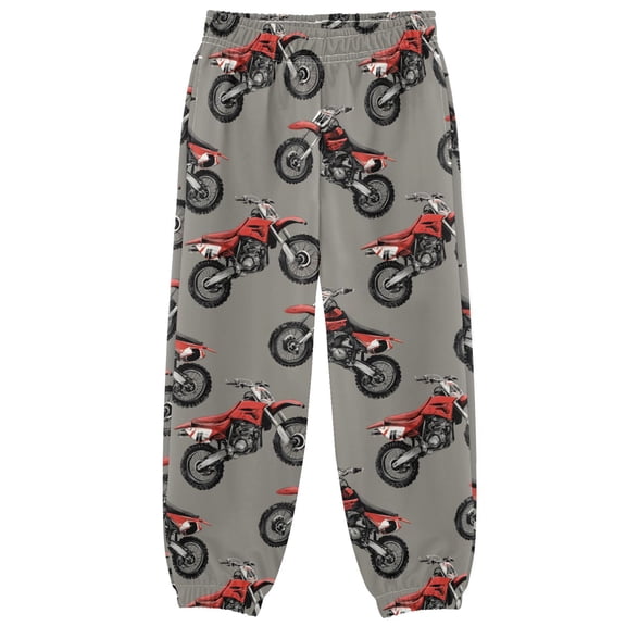 joogoo Retro Motorcycle Boys' Sweatpants Jogger Pants 5-6Y