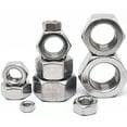 thumbnail image 4 of M6-1.0mm Pitch 304 Stainless Steel Left Hand Thread Hex Nuts - 10pcs, 4 of 5