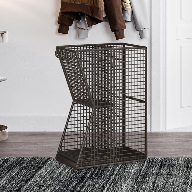 Paragüero Soporte para Soporte para Portátil Estable Elegante Independiente Decoración Organizador Estante de almacenamiento para la Negro