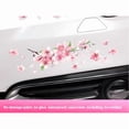 thumbnail image 2 of Pink cherry blossom Graphics & Decals Decal Car Sticker to decorating and covering for cars, trucks（25cm x 24cm）, 2 of 5