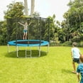 thumbnail image 5 of AOTOB 10FT Trampoline For Kids/Adults, Backyard Trampoline With Ladder and Safety Enclosure Net,Azure, 5 of 7