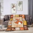 thumbnail image 6 of Foxes Blanket for Girl Woman Just A Girl Who Loves Foxes Throw Blanket for Kids Soft Plush Cozy Fox Bedroom Decor Flannel Blanket Gifts for Adults Couch Sofa 50"X60", 6 of 6