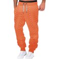 thumbnail image 2 of Hfolob Men's Pants Casual Sports Trouser Loose Fit Versatile Casual Trouser Soft Comfortable Warm Sweatpants Sweatpants, 2 of 3