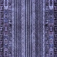 thumbnail image 1 of Ahgly Company Indoor Square Abstract Blue Modern Area Rugs, 6' Square, 1 of 4