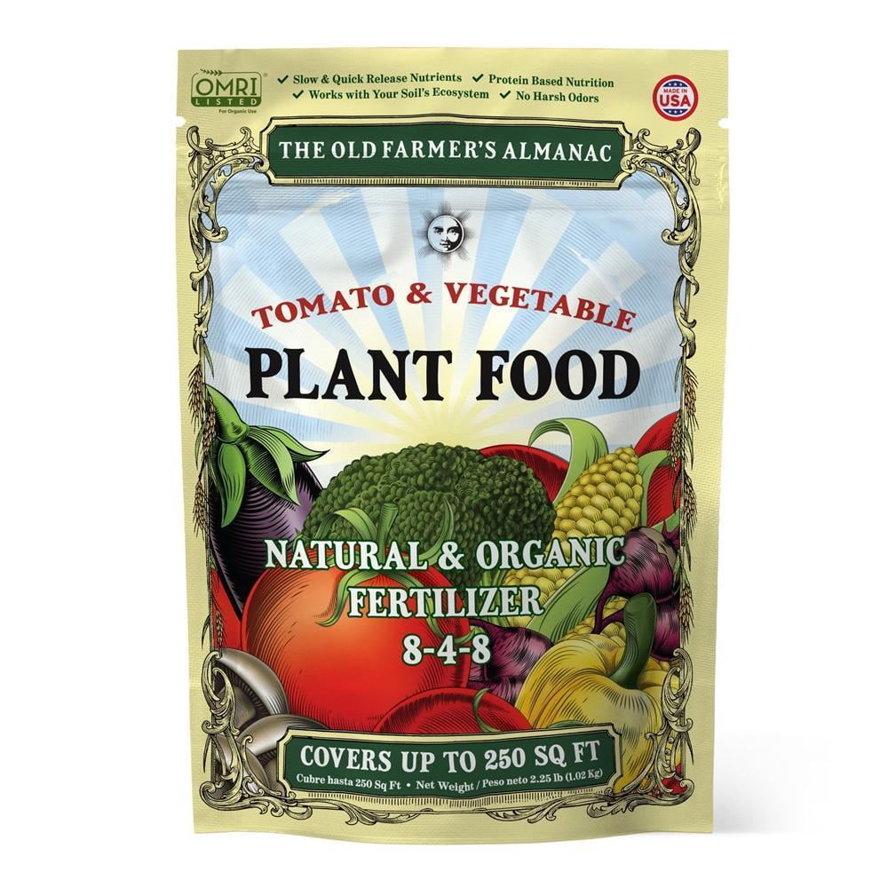 The Old Farmer's Almanac Organic Tomato & Vegetable Plant Food (Case of 8 Bags)