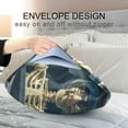 thumbnail image 5 of Coolnut Human Skeleton Satin Pillowcase for Hair and Skin Silk Pillowcase, Queen Size(20x30 inches) - Slip Cooling Satin Pillow Covers with Envelope Closure（655） Home Decor Gifts, 5 of 7