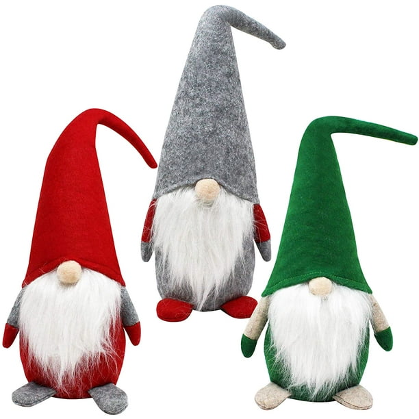 Download Toyhub 3pcs Christmas Gnome Swedish Santa Tomte Plush Red Green Grey Gnome With Tabletop For Christmas Decoration Walmart Com Walmart Com