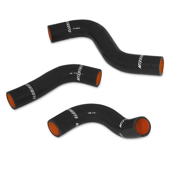 Mishimoto MMHOSE-MIA-90BK Silicone Radiator Hose Kit Compatible With Mazda MX-5 Miata 1990-1993 Black
