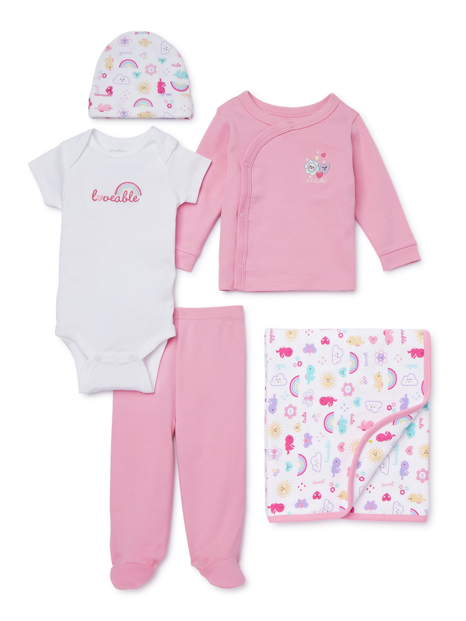 Fashion Heart Pants 6-9 Month Outfit Star Love one piece Garanimals Girls  Infant 3-6 CI3993758