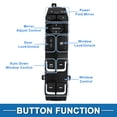 thumbnail image 3 of Interruptor de ventana eléctrica Unique Bargains para el lado del conductor delantero izquierdo para Kia Sorento 2015-2020 Negro, 3 of 7