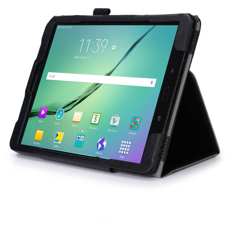 AMZER Shell Portfolio Case with Leather Texture for Samsung Galaxy Tab ...